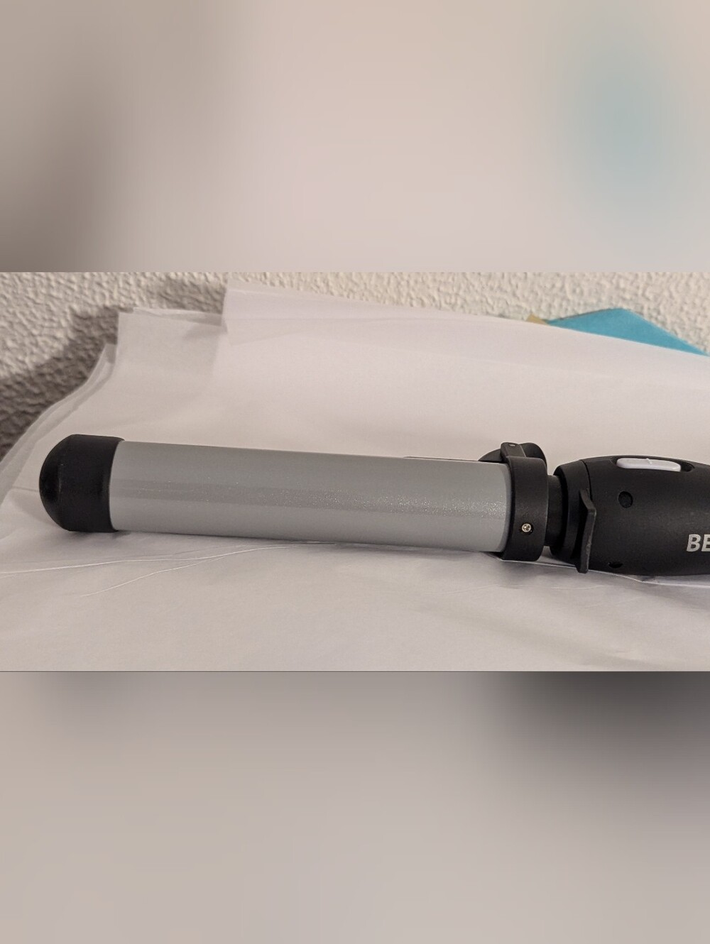 Beachwaver S 1.25 Ceramic Rotating Curling Iron Silver & Black - Picture 3 of 8